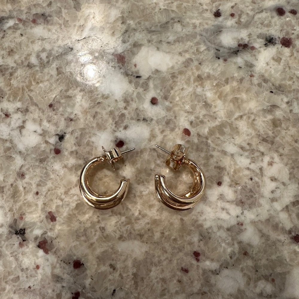 Elegant Gold Hoop Earrings